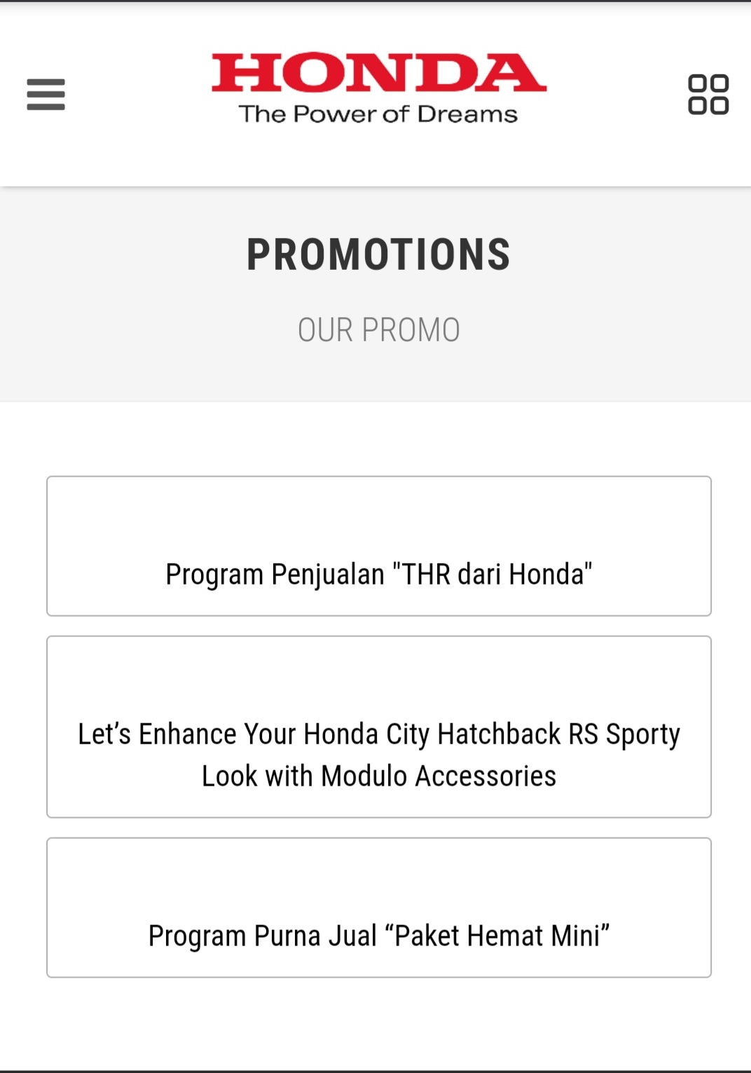 Promo Honda Indonesia Promo Honda Terbaru Harapan Indah Bekasi